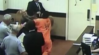 Court Cam: Defendant Punches Stand-In Lawyer After Sentencing!