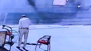 Security Guard Accidentally Shoots Himself While Sleeping On The Job
