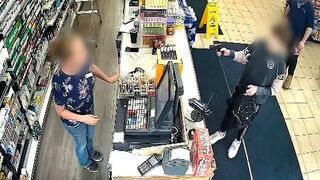 Watch as 12 Year Old Holds Up Michigan Gas Station, Fires Warning Shot