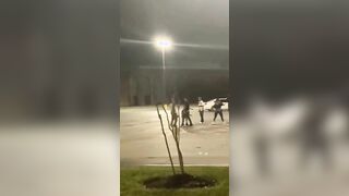 Texas: Attempted Vehicular Homicide During Parking Lot Fight 