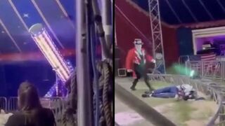  Human Cannonball Performance During Circus Show Goes Wrong!