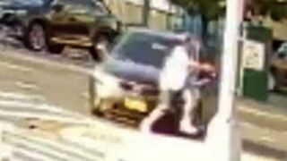 Pedestrian Gets Hit By Car And Then Robbed While Struggling To Survive In The Bronx!