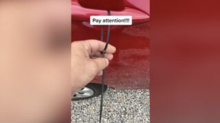 Sex Traffickers are Using Zip Ties to Mark Women's Cars to Alert Other Sex Traffickers!