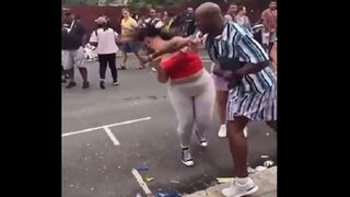 Woman Slaps a Man at a Carnival Before Learning About Equal Rights The Painful Way