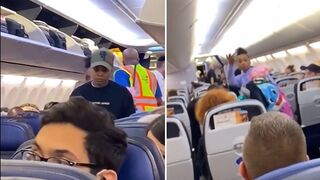 Mother and Two Daughters Tossed From Plane, Start Fights With Everyone, Assaults Jews in the Back