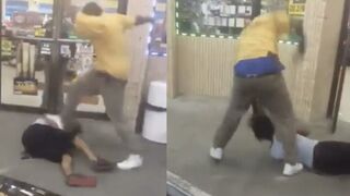 Man Brutally Beaten in Front of Illinois Convenience Store!