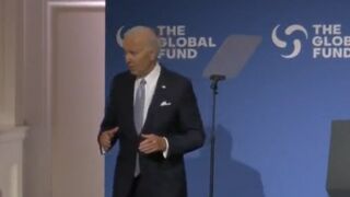 Biden Gets Lost Again Trying to Walk off Stage. In a total Fog