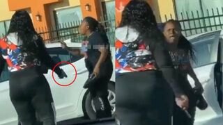 Woman Shoots her Gun at another Woman during Violent Road Rage Incident.