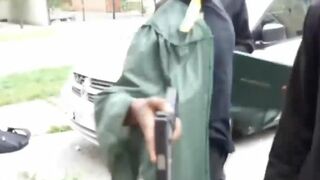Chicago Kids Celebrate Graduating From Middle School by Showing off Their Guns!