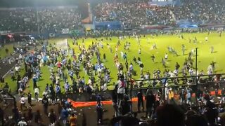 RAW VIDEO- Massive Soccer Riot Leaves at Least 129 Dead