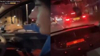 Things Get Ugly When a Female Driver Tries to Drive off after Hitting a Motorcycle From Behind