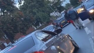 Dude Picks the Wrong Car to Road Rage on!