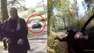 Driver Plows into an Animal Rights Activist Then Takes off for Trying Stop Her From Hunting!