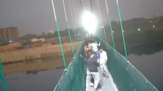 Giant Suspension Bridge In India Collapses, Killing At Least 141