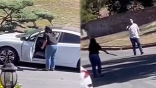 Abusive Woman Goes Insane After Boyfriend Didn’t Want to Get in Her Car!