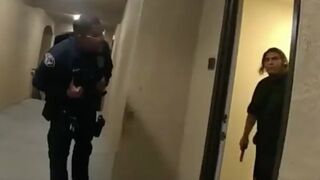 This Guy Answers The Door With Gun, Almost Gets Shot By Police!