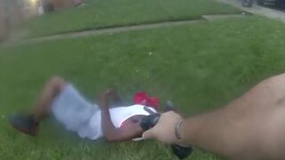 Dayton Cop Getting Shot in the Head While Tasing Suspect... Somehow they Both Survive!