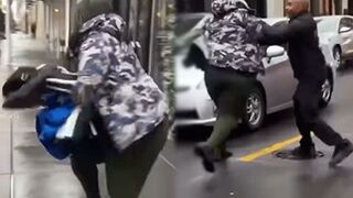 Woman Steals Over $5,000 Worth Of Moncler Jackets In NYC... Barely Makes it Inside Getaway Vehicle!