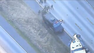Man Who Hijacked a Semi Then Rolled It  is Shot by Washington State Police