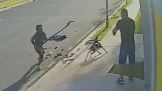 Man Attacks An Off-Duty Cop With A Scythe, That Was The Last Mistake He Made