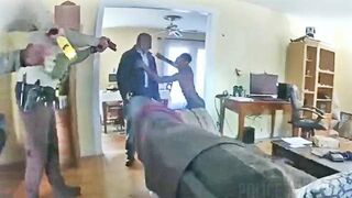 Cops Respond to Grandson Threatening to Stab Grandfather, Both End Up Shot!