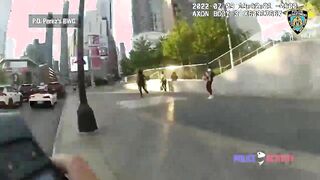 Cop Shoots Armed Man After He Opens Fire During Foot Pursuit!