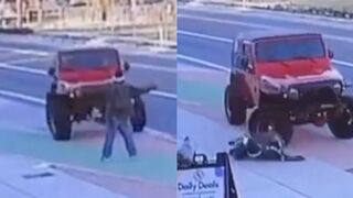 Man Run Over After He Spat on a Man’s Jeep During Road Rage Argument!