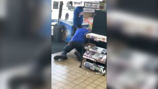 Thief Manhandled by Store Employee After ee Was Caught Stealing!