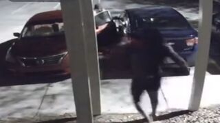 LOL: Thief Beaten Instantly Getting Caught Trying to Rob Mans Car.