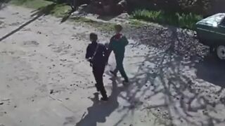 Two Kids Find a Loaded Rocket Launcher and Accidentally Shoot it