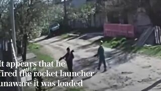 Two Kids Find a Loaded Rocket Launcher and Accidentally Shoot it