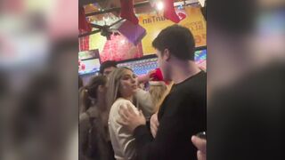 Crazy Chick at Bar Bites Guy for Talking to Her...
