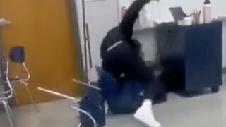 WOW: Kid Shows this Chick Equal Rights Equal Fights after She Did This to Him...