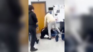 WOW: Kid Shows this Chick Equal Rights Equal Fights after She Did This to Him...