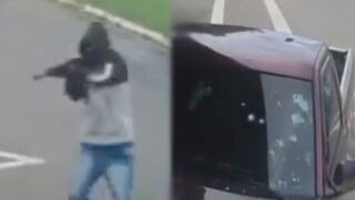 Guy Gunned Down at Point Blank Range While Stopped at a Traffic Light!