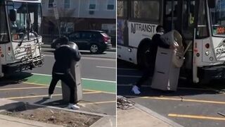 NJ Man Tries to Bring a Stolen ATM on a Public Bus