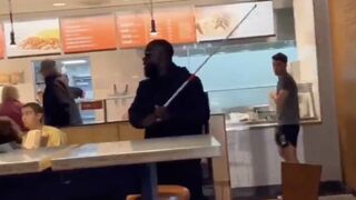Blind Man Attacks Another Customer Who Sneezed on Him...