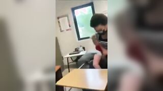 Student Beats Up The Substitute Teacher in Class!