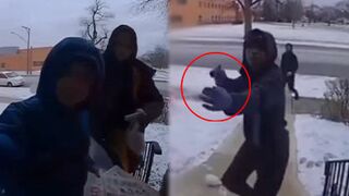 Woman and her Little Son Robbed at Their Own Home by Chicago Thugs