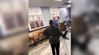 Jersey Mike's Employee KO's Belligerent Customer who Attacked him