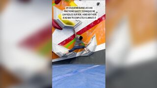 Rock Climber Has A Horrific Accident