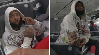 New Body Cam Video Shows When Odell Beckham Jr. Was Kicked off a Plane at Miami Airport!