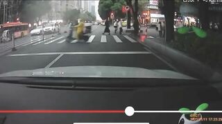 BMW Speeds Through Crosswalk, Killing 5 and Injuring 13
