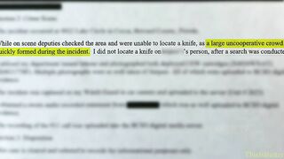 FLA Police at War with Media over Shooting Autistic Man Show Proof he Had a Knife.