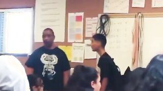 Fed Up Teacher Fights Unruly Student