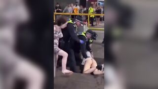 Gender Equality When Attacking a Police Officer!