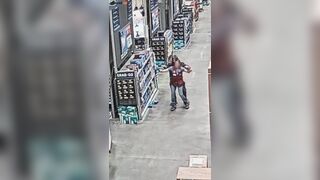 Man Caught On CCTV Trying to Abduct an Employee at Lowes in Oklahoma