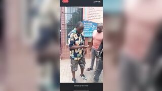 Alleged Nigerian Drug Dealer Forced to Eat the Drugs he was Selling