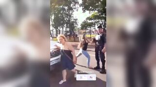What Could Go Wrong? 2 Karens Put Hands on a Police Officer!