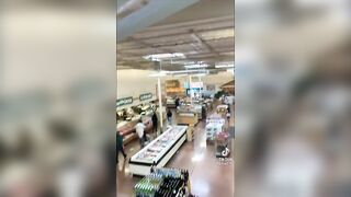 Woman Smashes Some Liquor Bottles When She's Busted Shoplifting by Security